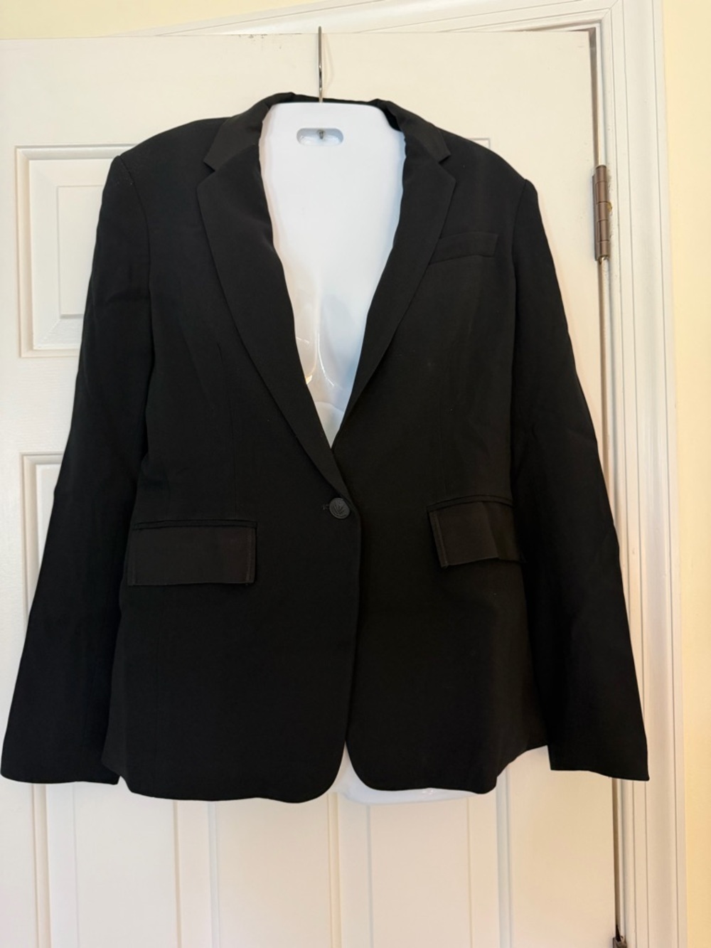 Rag & Bone Black Tailored Blazer Size 2 Wool Blend Classic Jacket